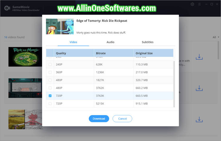 SameMovie HBOMax Video Downloader 1.0.8 Multilingual Free Download