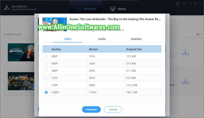 SameMovie ParamountPlus Downloader 1.0.4 Multilingual Free Download