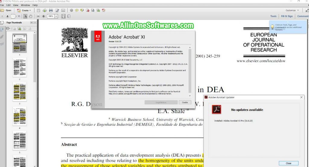 Adobe Acrobat XI Pro 11.0.20 Free Download