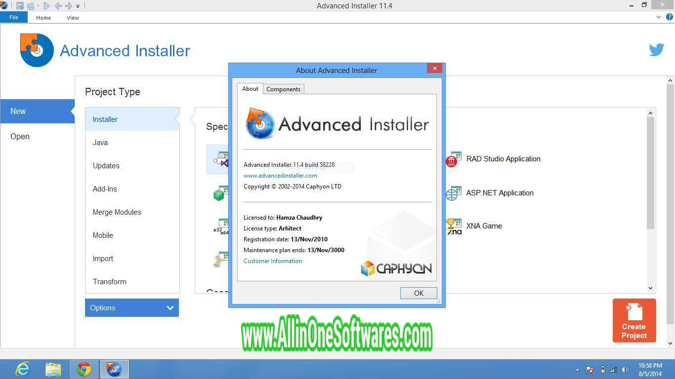 Advanced Installer Architect 19.6 Free Download