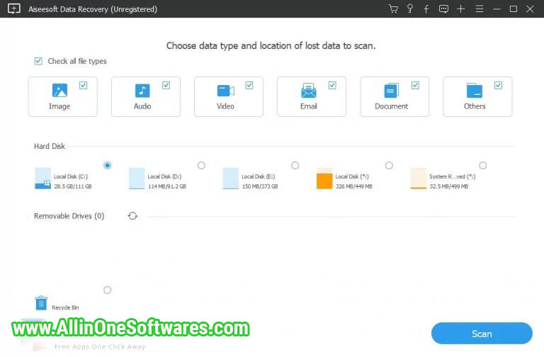 Aiseesoft Data Recovery 1.3.6 Free Download