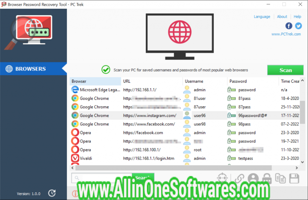 Browser Password Recovery Tool 1.0.0 with crack