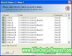 DirectX Buster 2.1 Beta 4 Build 41 Free Download