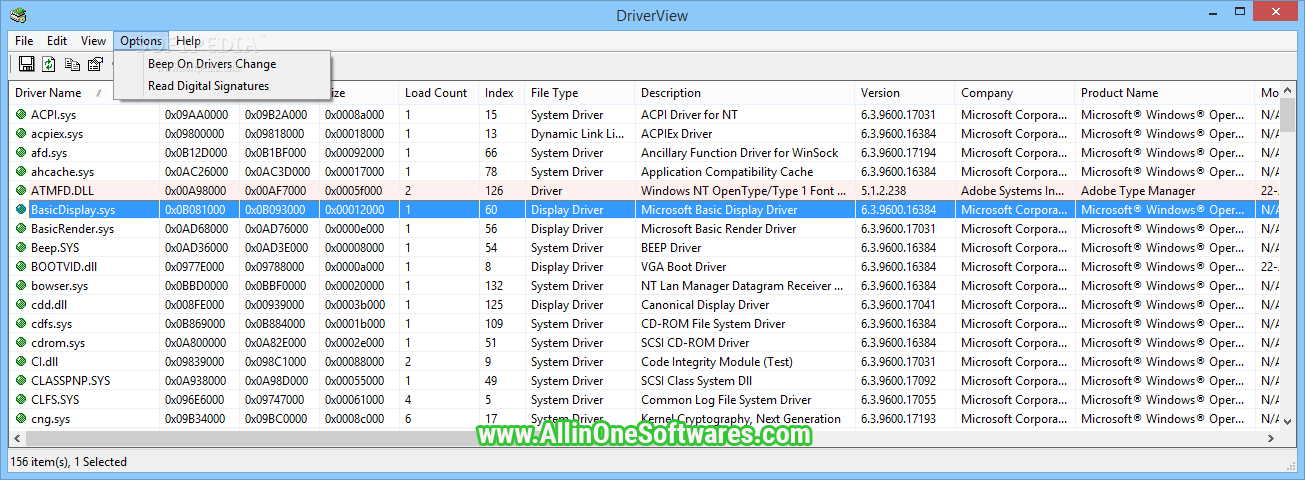 DriverView 1.50 Free Download