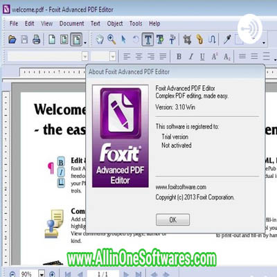 Foxit Advanced PDF Editor v3.0.5 With Fix Free Download 