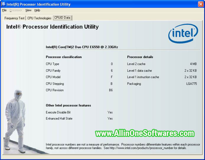 Intel Processor Frequency ID Utility 7.2 Free Download