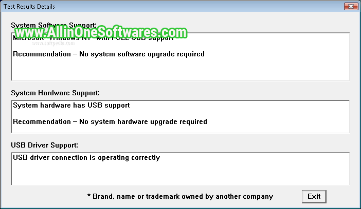 Intel USB System Check 3.01 Free Download