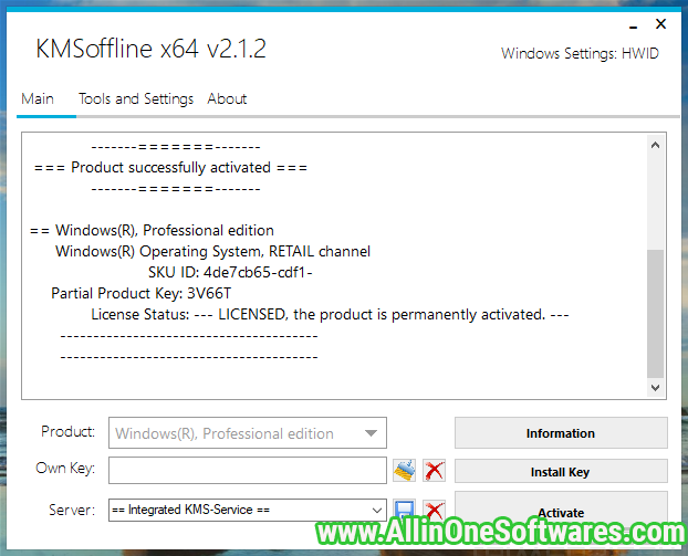 KMSOffline 2.3.1 Free Download