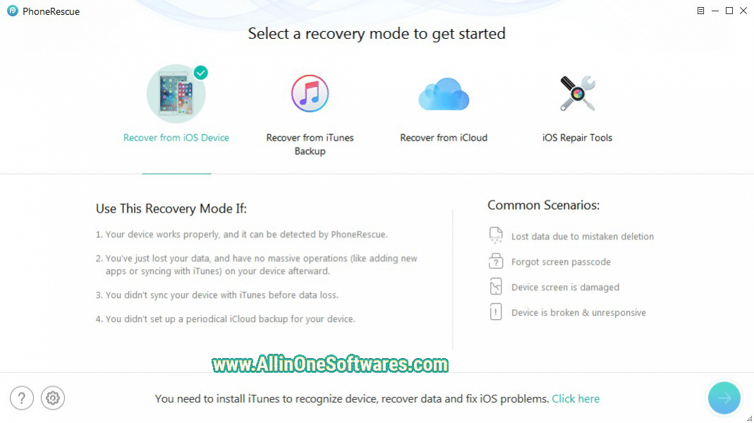 PhoneRescue for iOS v4.2.20220616 Free Download