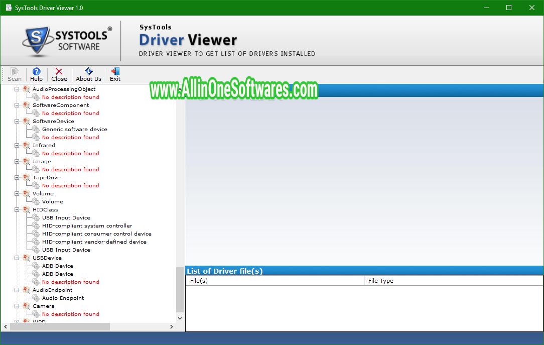 SysTools Driver Viewer 1.0 Free Download