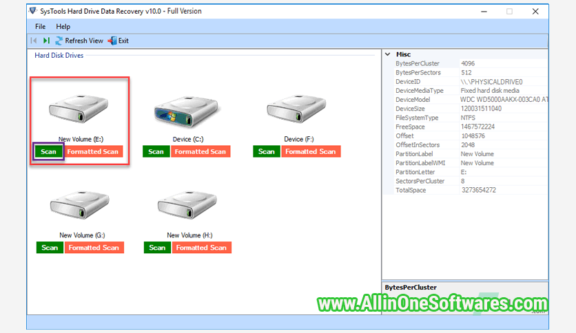 SysTools Hard Drive Data Recovery 18.1.0.0 Free Download