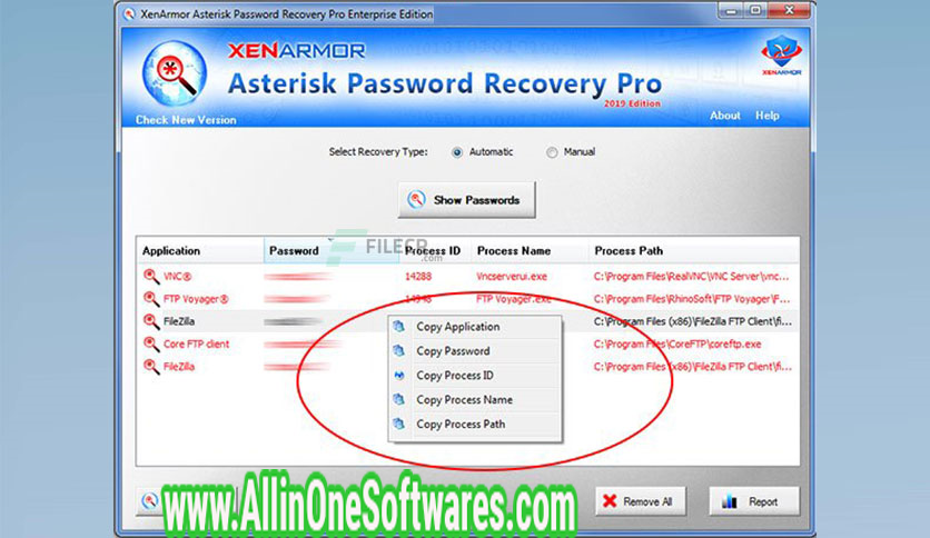 XenArmor Asterisk Password Recovery v6.0.0.1 with crack