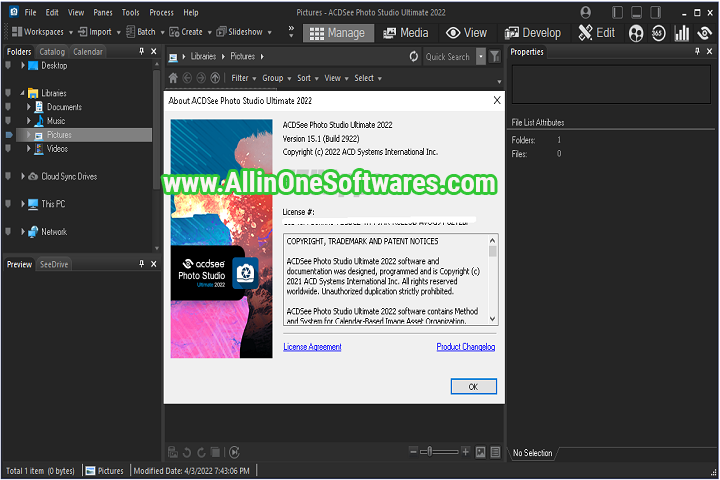 ACDSee Photo Studio Ultimate 2022 v15.1.1.2922 free download with crack 