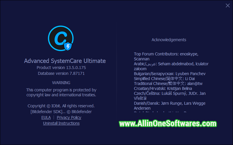 Advanced SystemCare Ultimate v15.3.0.115 free download