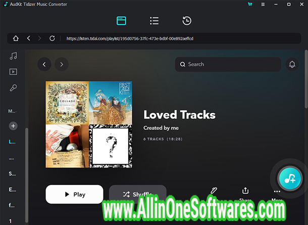 AudFree Tidable Music Converter 2.8.2.1 with patch