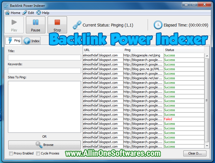 Backlink Power Indexer Free Download with crack