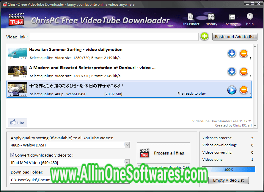 ChrisPC VideoTube Downloader Pro 14.22.0719 with patch