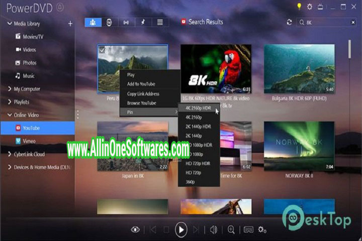 CyberLink PowerDVD Ultra 22.0.1915.62 free download with patch