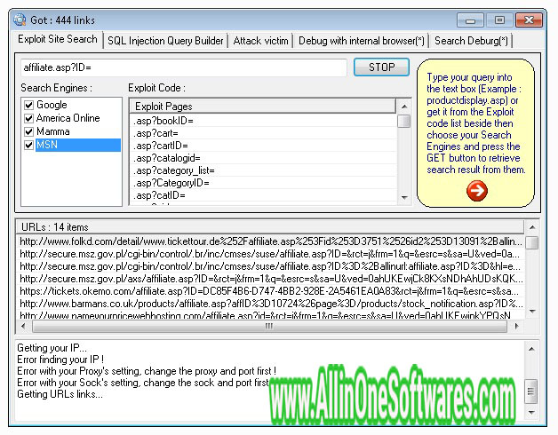 Google URL Extractor Version 1.1 with patch