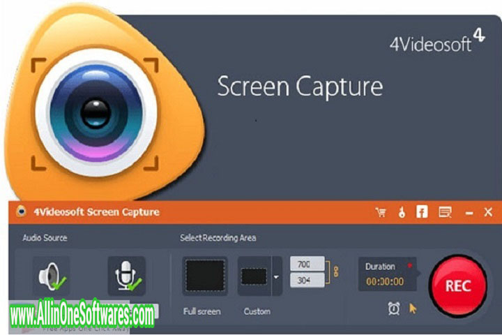 4Videosoft Screen Capture 1.3.76 Free Download With Crack