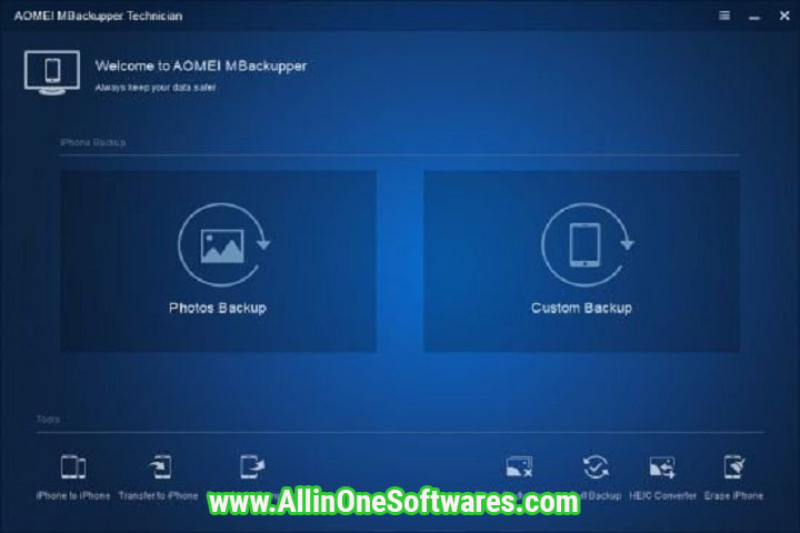 AOMEI MBackupper Technician 1.9.0 Free Download With Crack