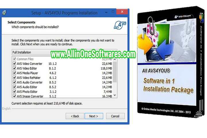 AVS4YOU Software AIO Installation Package 5.3.3.178 With Crack
