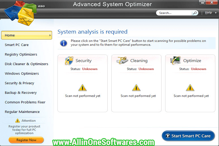 Advanced System Optimizer 3.11.4111.18511 Free Download With Crack