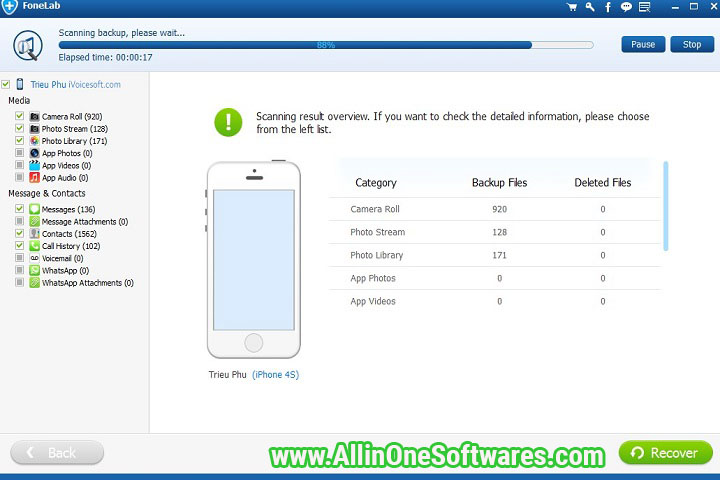 Aiseesoft FoneLab iPhone Data Recovery 10.3.62 Free Download With Patch