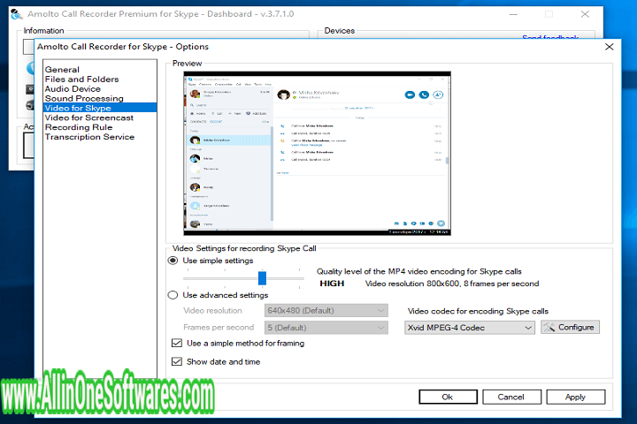 Amolto Call Recorder Premium for Skype 3.24.1 With Patch