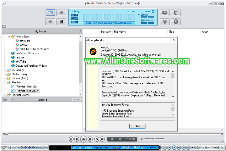 Cowon JetAudio Plus v8.1.9.21000 Free Download With Patch