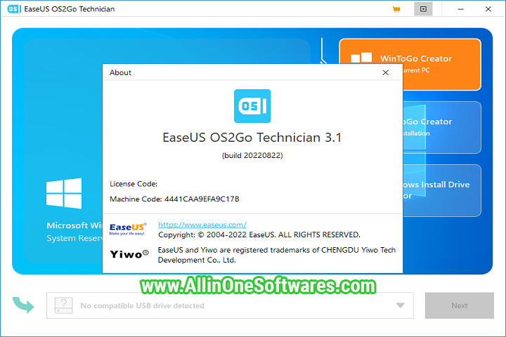 EaseUS OS2Go v3.1 build 20220822 With Patch