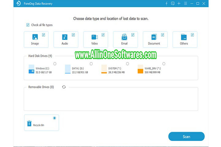 FoneDog Data Recovery 1.1.26 Free Download With Crack