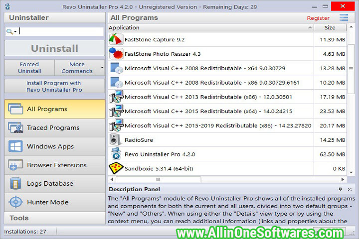 Revo Uninstaller Pro.5.0.6 Free Download With Patch