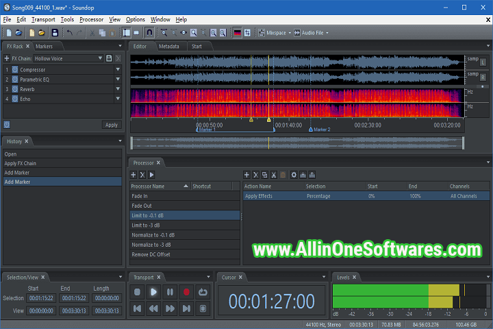 Soundop Audio Editor v1.8.14.20 Free Download With Crack