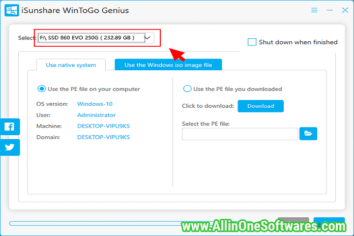 iSunshare WinToGo Genius 3.1.7.4 Free Download With Patch