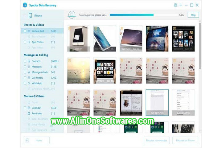 Anvsoft SynciOS Data Recovery 3.2.2 Free Download With Keygen