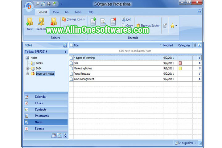 C Organizer Pro 9.0.0 Free Download With Patch