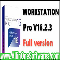 VMware workstation full 16.2.3-19376536 Free Download