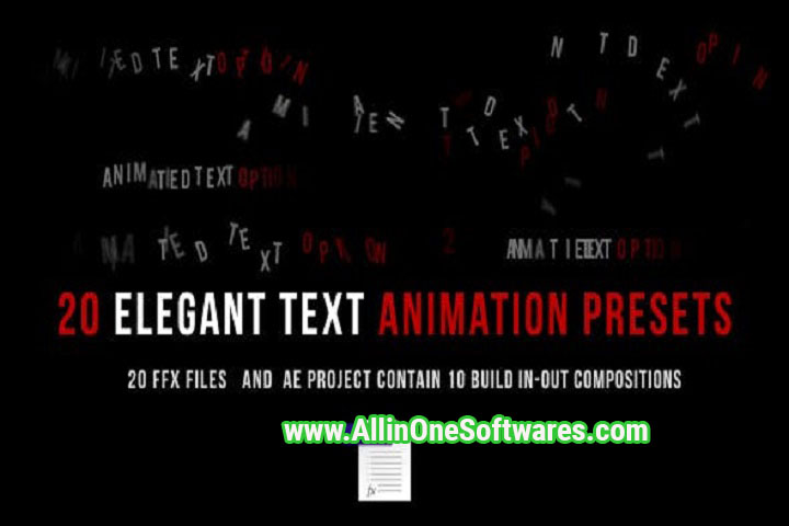 VideoHive Text Animation Toolkit 39332533 Free Download With Patch