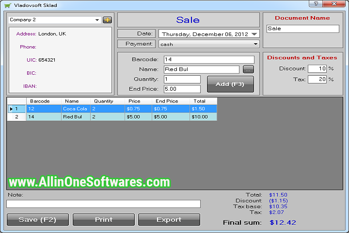 Vladovsoft Sklad Plus 12.0.0 With Patch