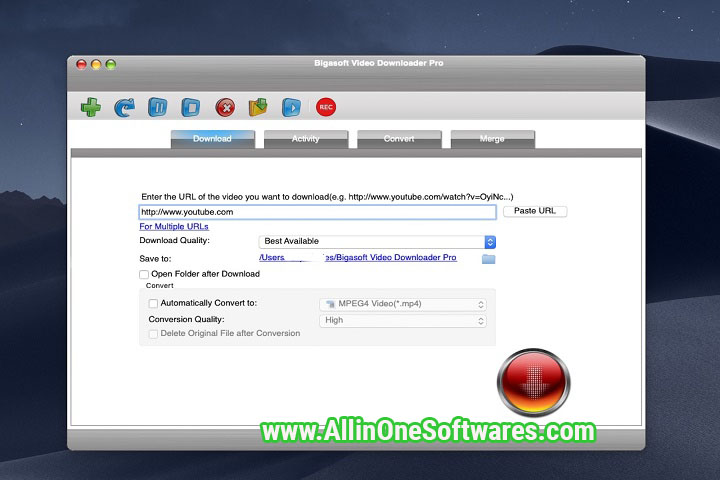Bigasoft Video Downloader Pro 3.25.1.8322 Free Download With Patch