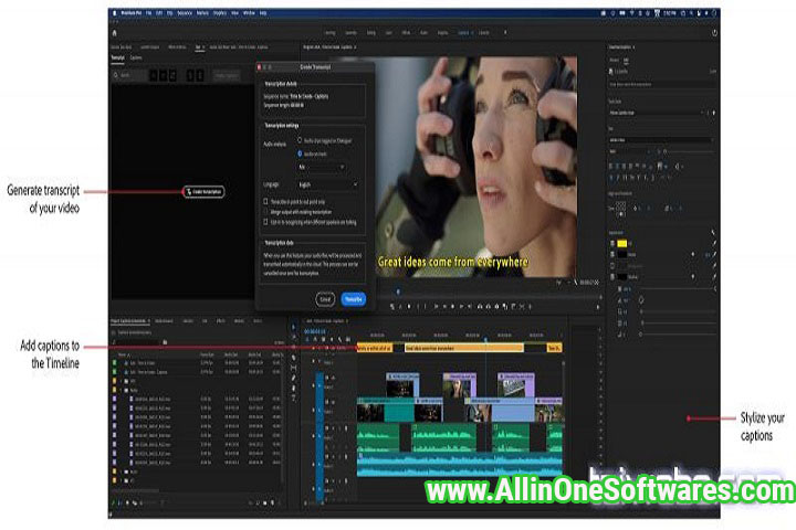 Adobe Speech to Text for Premiere Pro v12.0.10.5 Free Download With Patch
