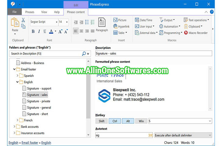 Phrase Express 16.0.174 Free Download With Patch