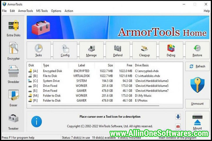 ArmorTools Professional 23.7.1 PC software