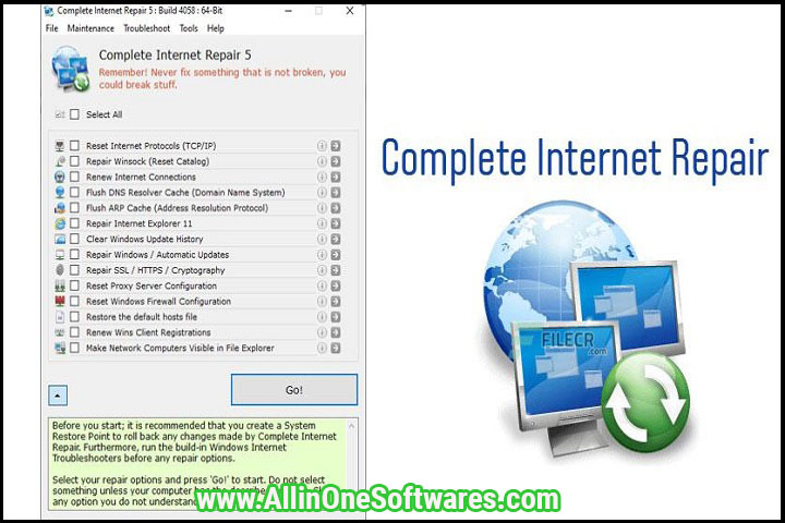 Complete Internet Repair 9.1.3.6099 PC Software whit crack