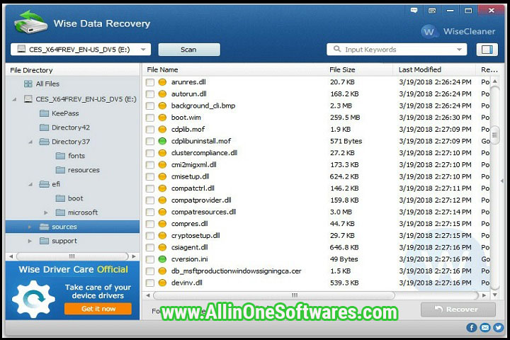 Wise Data Recovery Pro 6.1.4.496 Multilingual PC Software whit crack