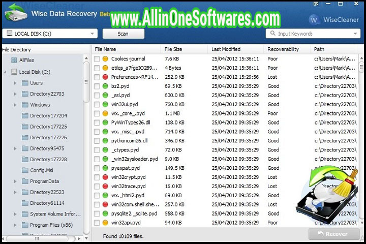 Wise Data Recovery Pro 6.1.4.496 Multilingual PC Software whit keygen